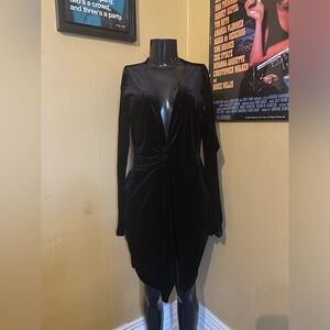 Women’s Fasion Nova Velvet Dress ( 1XL )